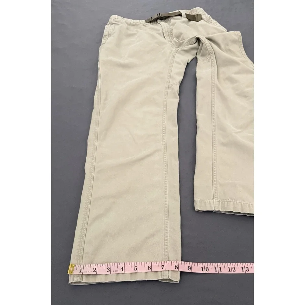 Columbia Pants Men's Size Small 30in Khaki Cargo Utility Belted Outdoor Hiking